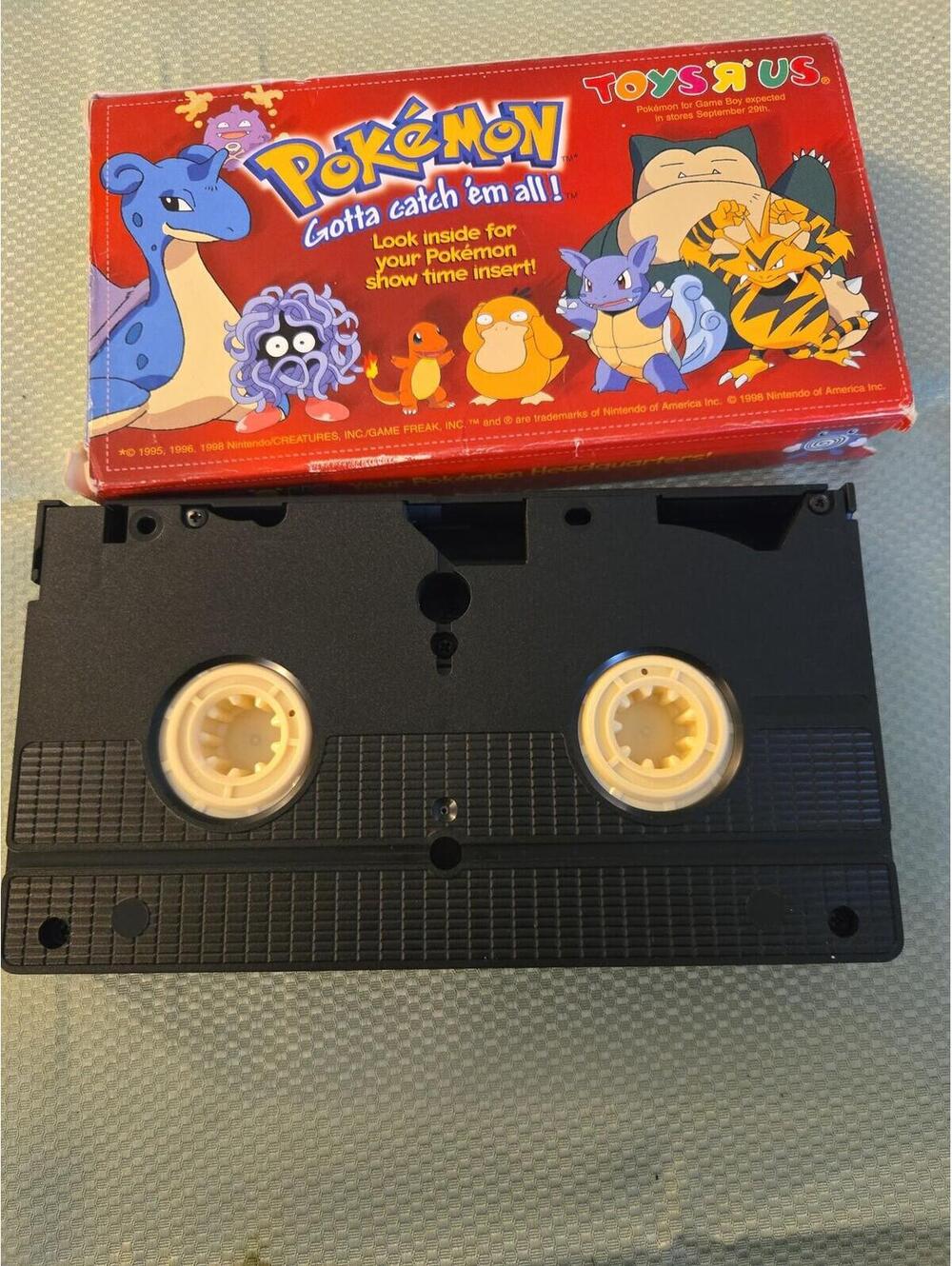 Vintage 1998 Pokemon Toys R Us 'Show Time' Promotional VHS and Box - Picture 3 of 5